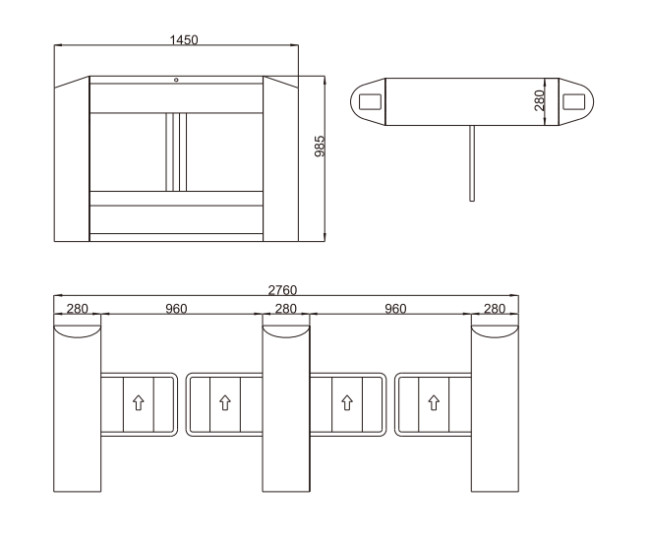 Turnstiles Entrance, KKH17E6