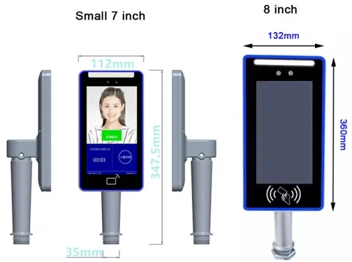 Face Recognition Camera (Turnstile Gate type)