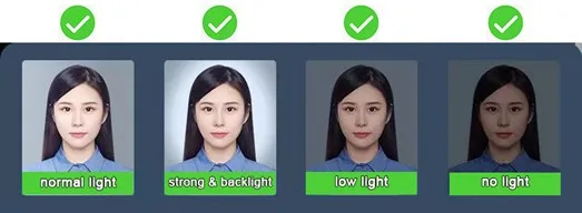 LED fill + infrared binocular Face Recognition Camera, with automatic exposure