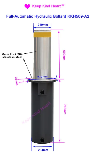 Full Automatic Bollard, Keep Kind Heart KKH509-A2